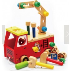 Tonka crane DIY wooden toy